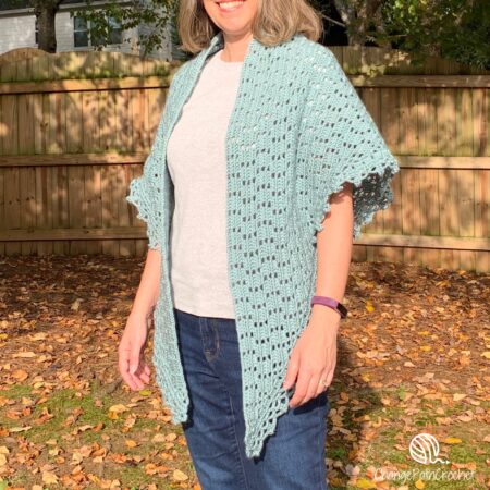 Rainy Day Shawl Crochet Pattern - Change Path Crochet