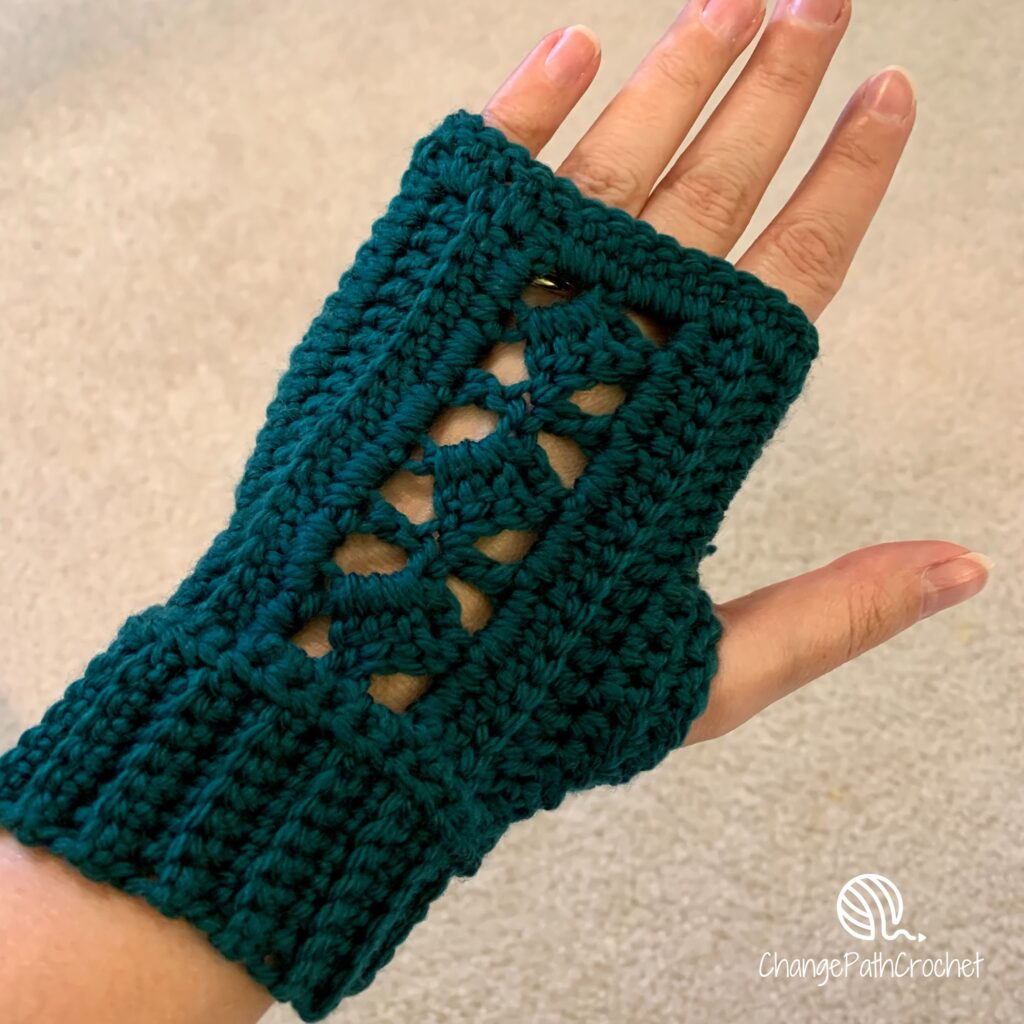 Knitting Pattern Cable Fingerless Gloves or Mitts Instant Download English  Only 